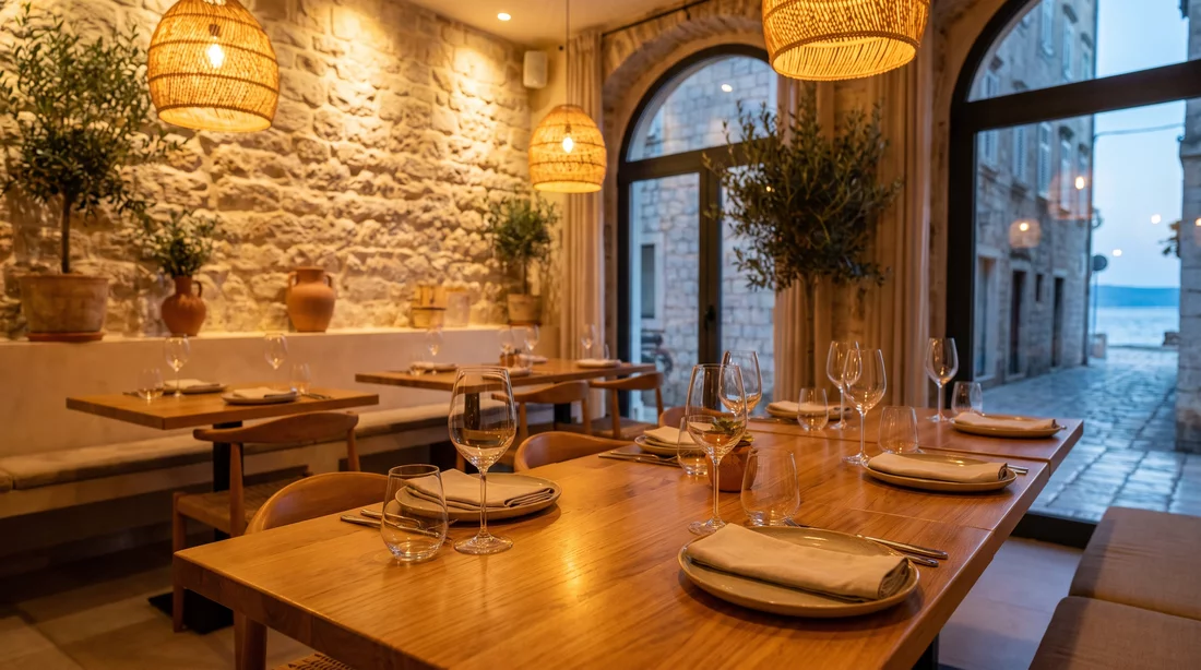 Restoran u Splitu — interijer